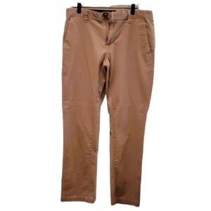 VOLCOM Frickin Modern Fit Stretch Chino Men's Size 32 Regular Khaki